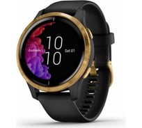 Часы Garmin Venu GPS Wi-Fi Black/Gold E.EU 010-02173-33