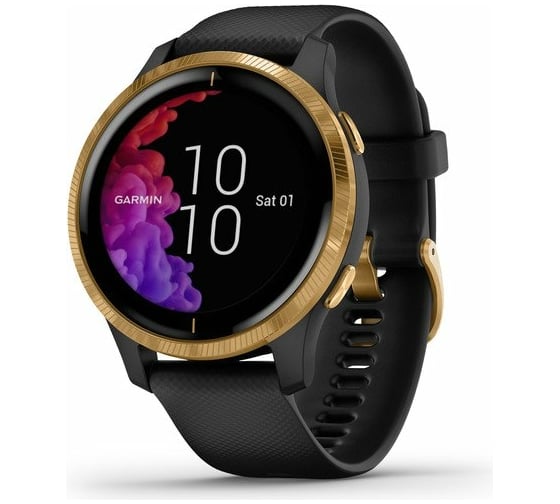 Часы Garmin Venu GPS Wi-Fi Black/Gold E.EU 010-02173-33