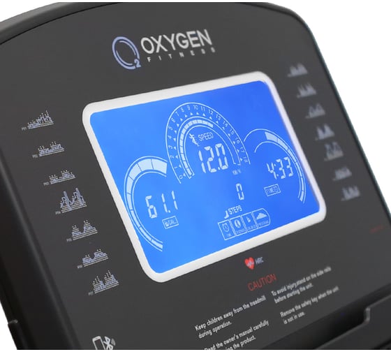 Беговая домашняя дорожка Oxygen Fitness NEWCLASSIC_ARGENTUM_LCD