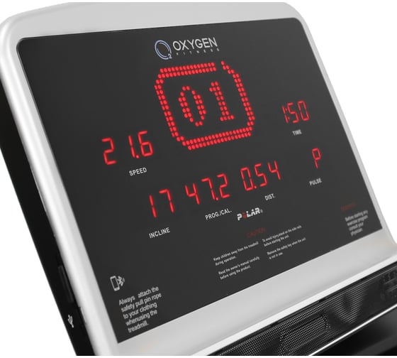 Беговая полукоммерческая дорожка Oxygen Fitness NEWCLASSIC_PLATINUM_ACLED