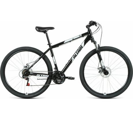 Велосипед ALTAIR диаметр колес 29, Disc 29, 21 скорость, рост 17 2020-2021 черный/серебристый RBKT1M39GK01