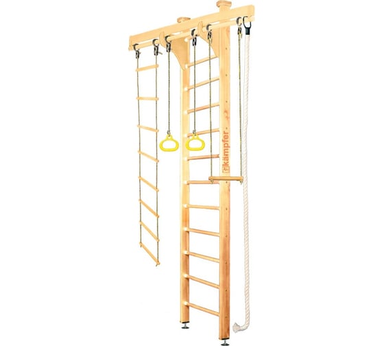 Шведская стенка Kampfer Wooden Ladder Ceiling, №1 натуральный, высота 3м K04287003