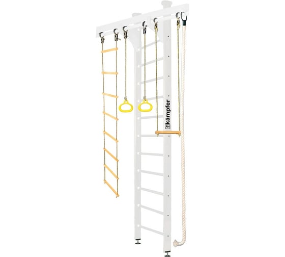 Шведская стенка Kampfer Wooden Ladder Ceiling, №6 жемчужный, высота 3м K04287013