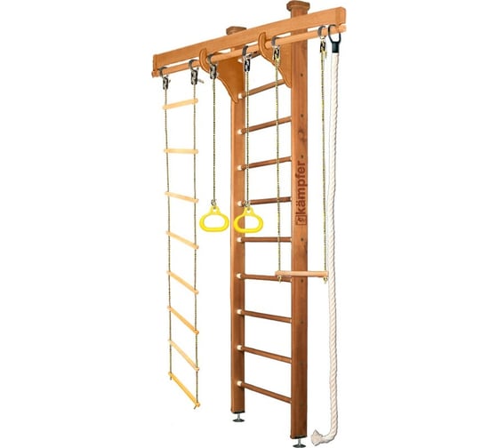 Шведская стенка Kampfer Wooden Ladder Ceiling, №2 ореховый, стандарт K04287006 1