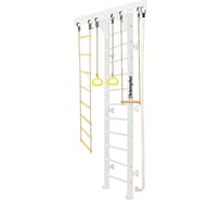 Шведская стенка Kampfer Wooden Ladder Wall, №6 жемчужный, высота 3м, белый K04288013