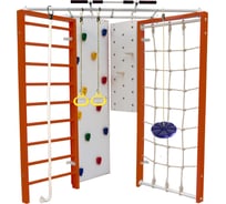 Шведская стенка Kampfer Fantastic, №4 вишневый, синяя лиана K07139020