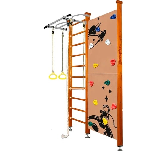 Шведская стенка Kampfer Jungle Ceiling Boy, №3 классический, стандарт, антик турник K07603015