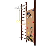 Шведская стенка Kampfer Jungle Ceiling Boy, №5 шоколадный, высота 3 м, антик турник K07603021