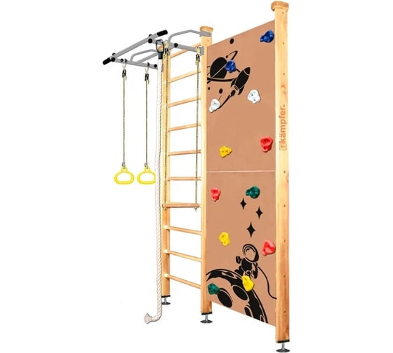 Шведская стенка Kampfer Jungle Ceiling Boy, №0 без покрытия, стандарт, антик турник K07603003