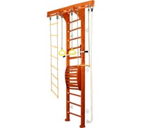 Шведская стенка Kampfer Wooden ladder Maxi Wall, №4 вишневый, высота 3 м, белый K03625009