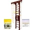 Шведская стенка Kampfer Wooden ladder Maxi Wall, №5 шоколадный, высота 3 м, белый K03625011 2