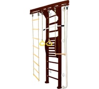 Шведская стенка Kampfer Wooden ladder Maxi Wall, №5 шоколадный, стандарт, белый K03625012