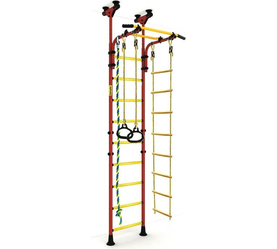 Шведская стенка Kampfer Strong kid Ceiling, красный/желтый, высота +26 см K00194007