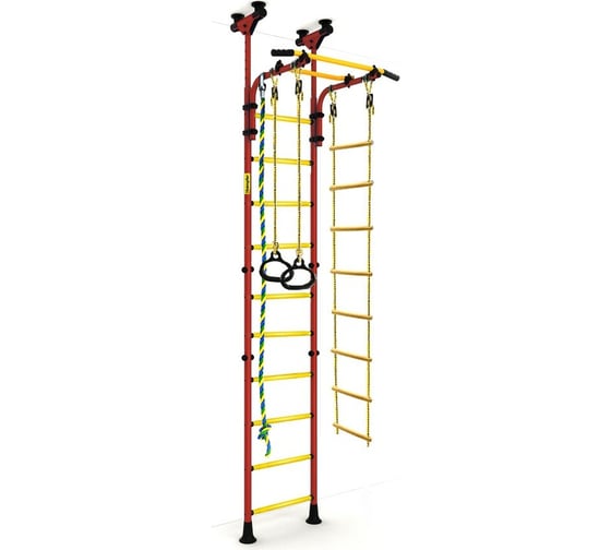 Шведская стенка Kampfer Strong kid Ceiling, красный/желтый, высота +52 см K00194008