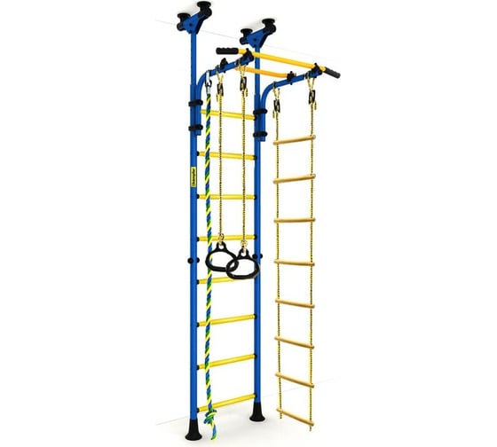 Шведская стенка Kampfer Strong kid Ceiling, синий/желтый, стандарт K00194012 1