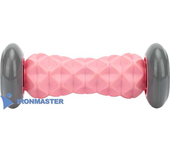 Роликовый массажер IRONMASTER розовый IRBL17104-P