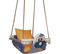 Подвесные качели с подушками Hotenok Мышка Лулу серии Booba, с ремнем безопасности на канате swh1booba_ms