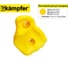 Пластиковый зацеп для скалодрома Kampfer, 1 шт., цвет желтый K05805002 2