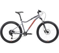 Велосипед STARK 21 Tactic 27.5 + HD серебристый/оранжевый, размер 18 HQ-0004714