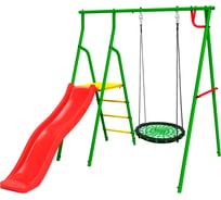 Спортивно-игровой комплекс Kampfer Alpen Young 60, гнездо малое, зеленое K08874001