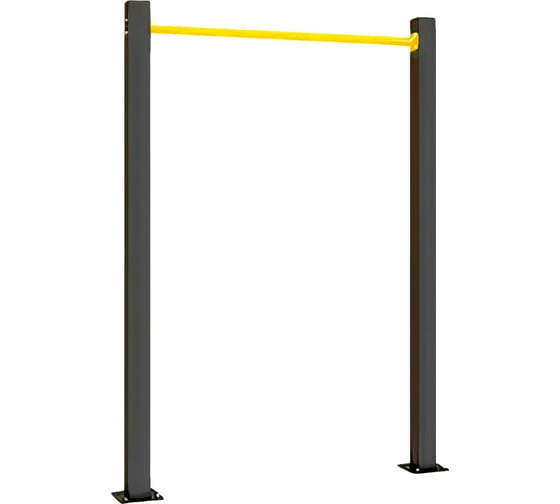 Турник Воркаут Kampfer One-section Crossbar Workout 2-0 черный/желтый K08811001 1