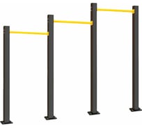 Турник Воркаут Kampfer Three-section Crossbar Workout 2-2 черный/желтый K08813001