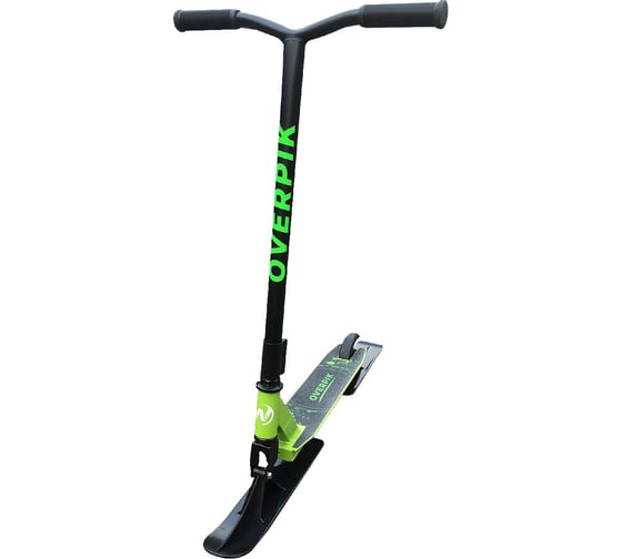 Трюковый самокат Nonstopika Overpikс с лыжами (green) overblackski green