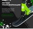 Трюковый самокат Nonstopika Overpikс с лыжами (green) overblackski green 3