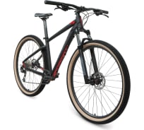 Велосипед FORMAT 1411 27.5 D, 2021г, рост S, черный матовый RBKM1M37E001