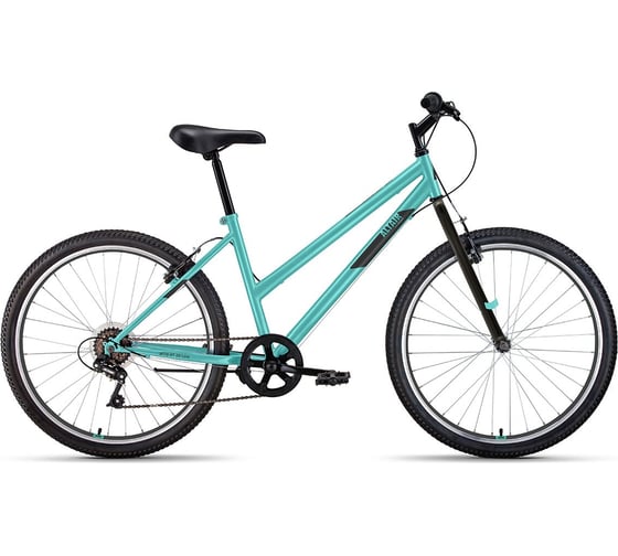 Велосипед ALTAIR MTB HT 26 low, 2022г, рост 17, мятный/черный RBK22AL26124 1