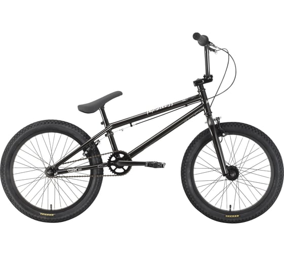 Велосипед STARK Madness BMX 1, 2021 г, черный/серебристый HD00000604