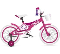 Велосипед STARK Tanuki 18 Girl, 2021 г, розовый/фиолетовый HQ-0004372