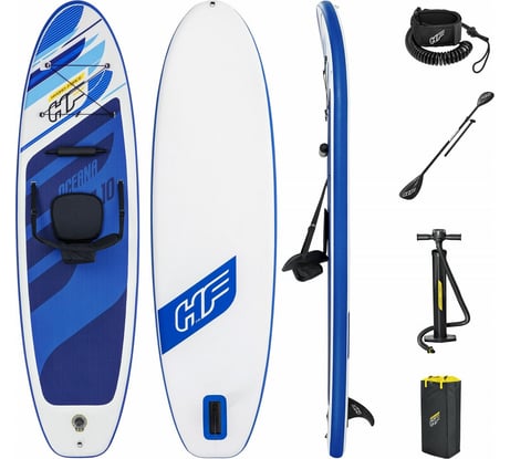 SUP-доска-каяк BestWay Oceana 305x84x12 см, со съемным сиденьем, насос, весло, до 120кг  65350 BW 008987