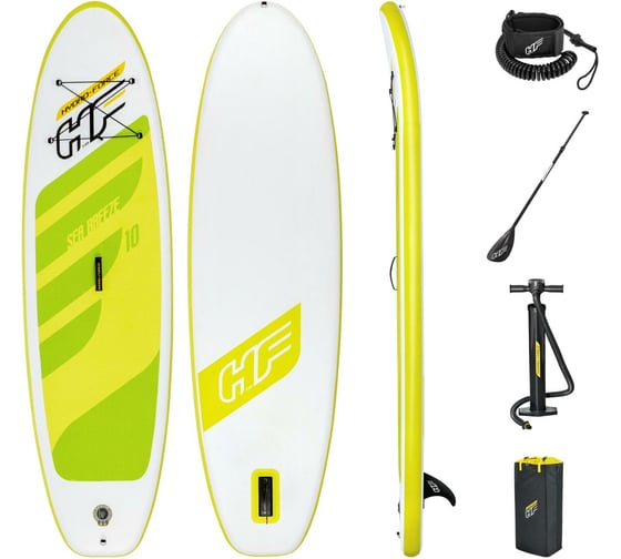 SUP-доска BestWay Sea Breeze 305x84x12 см, насос, весло, лиш, ремнабор, сумка, до 120кг 65340 BW 009008