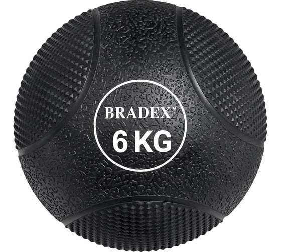 Резиновый медбол BRADEX 6 кг SF 0775 1