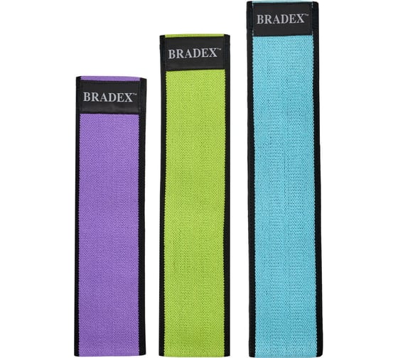 Набор текстильных фитнес резинок BRADEX SF 0748