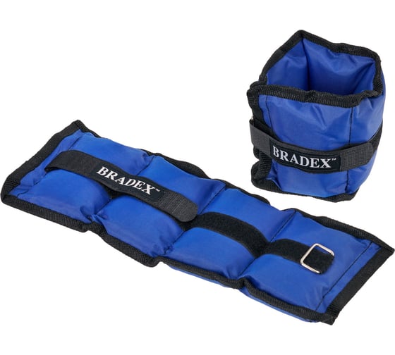 Утяжелители для рук и ног BRADEX 2 шт., 0.5 кг, синие SF 0740