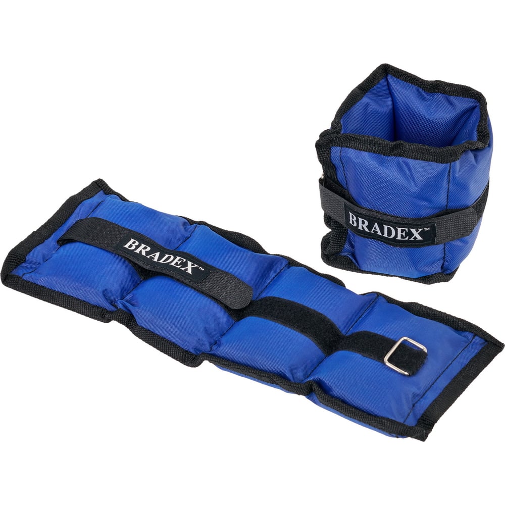 Утяжелители для рук и ног BRADEX 2 шт., 1 кг, синие SF 0741 - выгодная ...