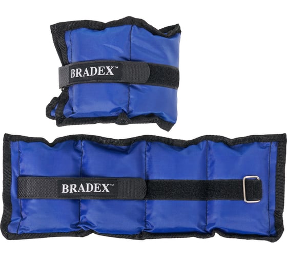 Утяжелители для рук и ног BRADEX 2 шт., 1 кг, синие SF 0741