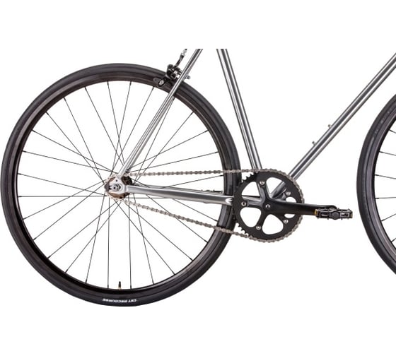 Велосипед BEARBIKE Prague 700C, 1 скорость, рост 580 мм, хром 1BKB1C181030