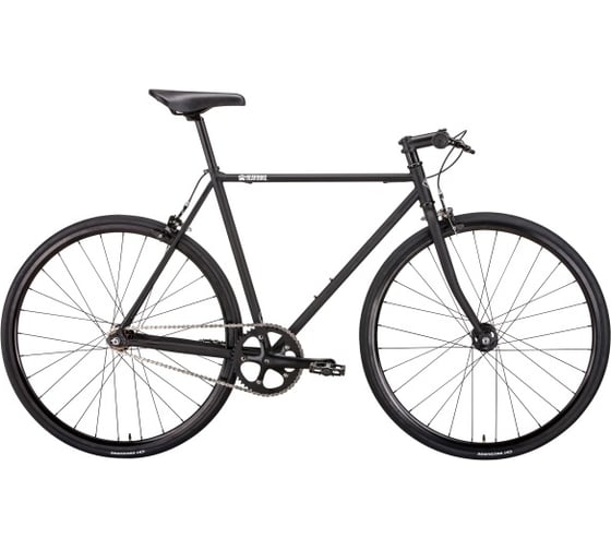 Велосипед BEARBIKE Madrid 700C, 1 скорость, рост 500 мм, черный матовый 1BKB1C181013 1