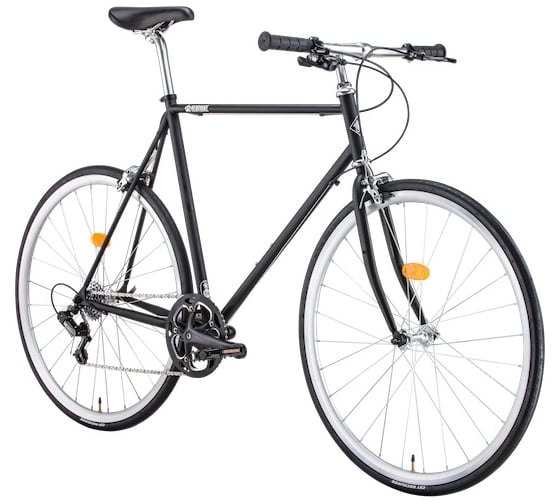 Велосипед BEARBIKE Taipei 700C, 7 скоростей, рост 540 мм, черный матовый 1BKB1C187Z05
