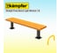 Пресс-скамья Воркаут Kampfer Straight Press Bench Light Workout 1-8 черный/желтый K08809001 2