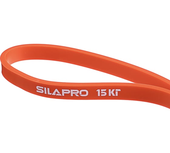 Силовая эластичная лента для фитнеса SILAPRO 208x0.45x1.3 см, 15 кг 093-002