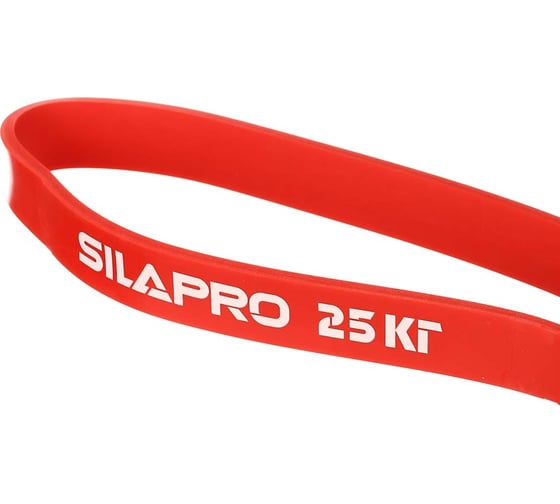 Силовая эластичная лента для фитнеса SILAPRO 208x0.45x2.2 см, 25 кг 093-003
