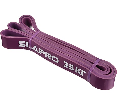 Силовая эластичная лента для фитнеса SILAPRO 208x0.45x3.2 см, 35 кг 093-004