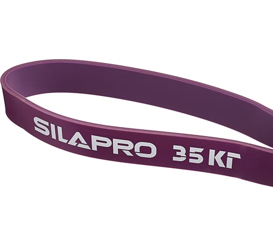 Силовая эластичная лента для фитнеса SILAPRO 208x0.45x3.2 см, 35 кг 093-004