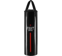 Боксерский мешок FIGHT EMPIRE на ленте ременной, черный, 80 см, d 25 см, 15 кг 4566235