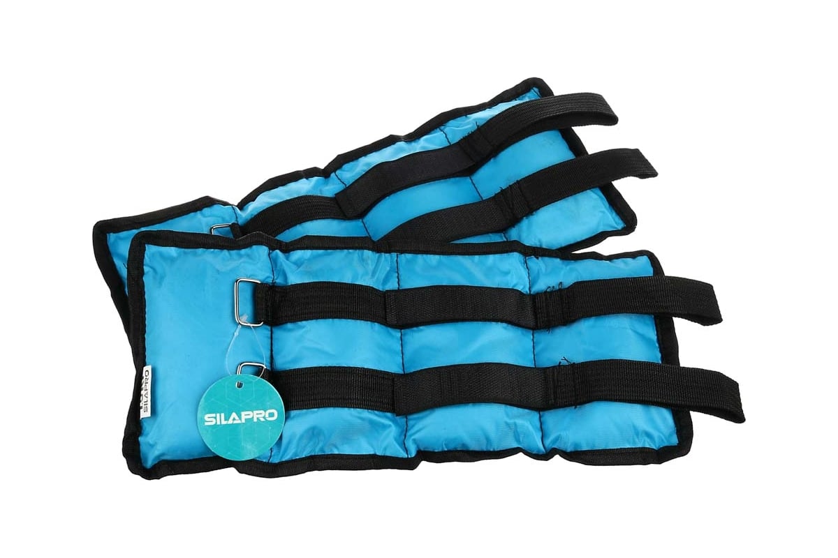 Набор утяжелителей для рук и ног SILAPRO 2шт. х 1 кг, 33x14 см 191-003 ...