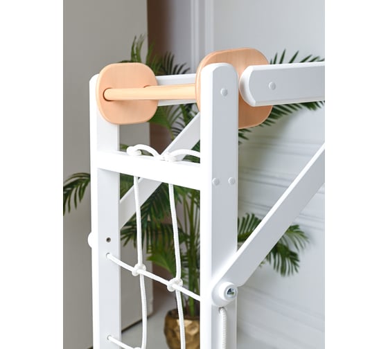 ДСК Perfetto sport Scala in legno con rete 2 bianco-naturale PS-131 СГ000005353